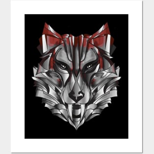 Mountain wolf Posters and Art